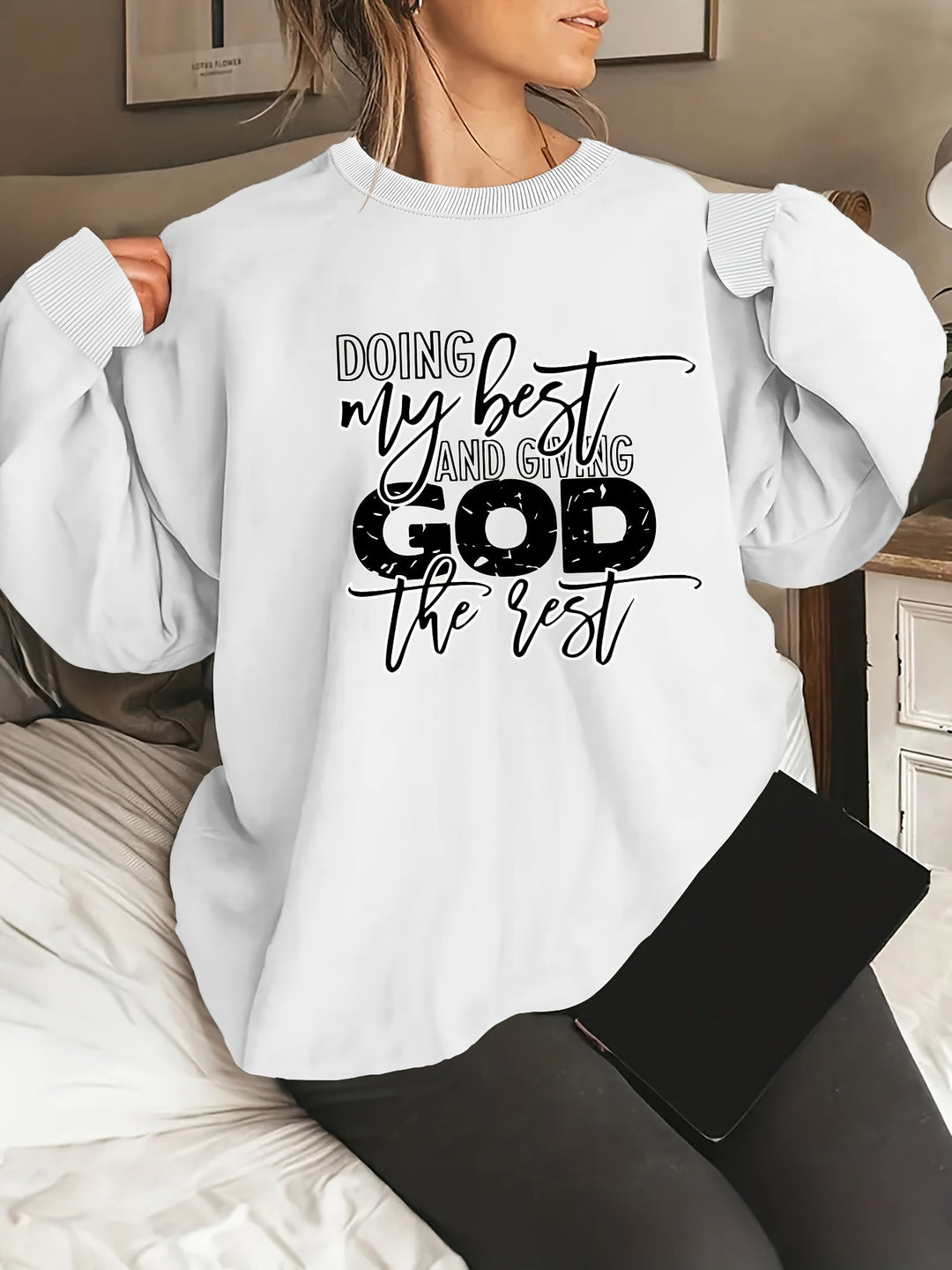 Pull femme avec motif personnalisé Chic & Stil