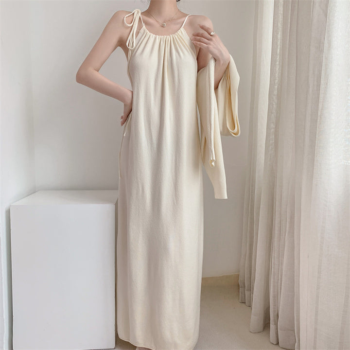 Robe maxi pour femmes avec bretelles réglables et coupe élégante Chic & Stil