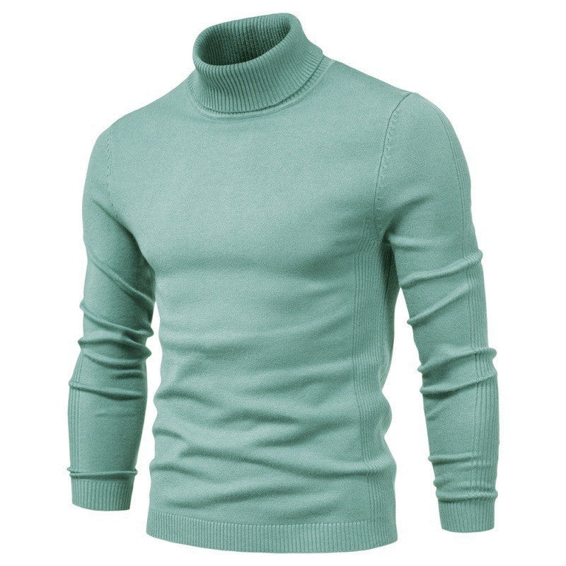 Men's Fashionable Turtleneck Sweater Made Of Fine Merino Wool Lune London