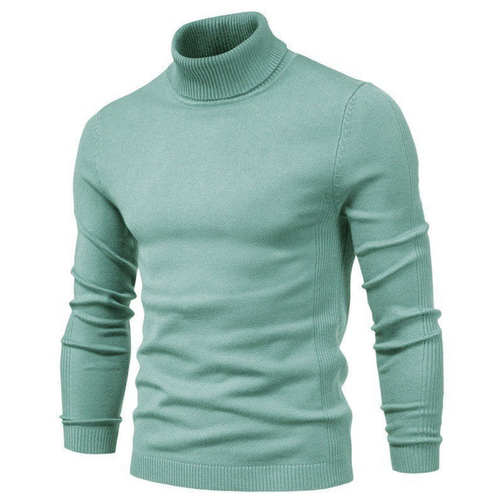 Men's Fashionable Turtleneck Sweater Made Of Fine Merino Wool Lune London