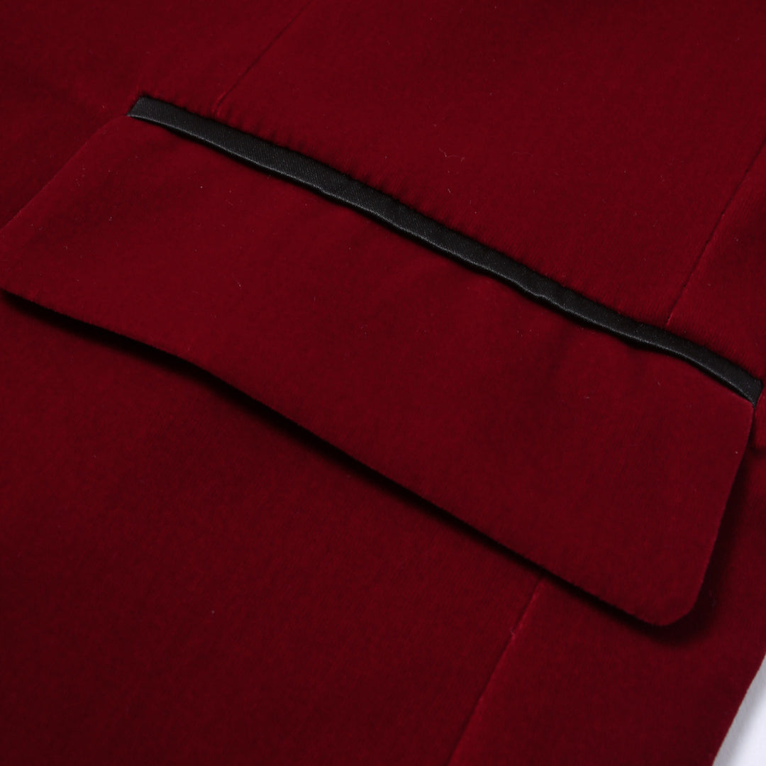 Elegant velvet jacket for men with satin lapels Lune London