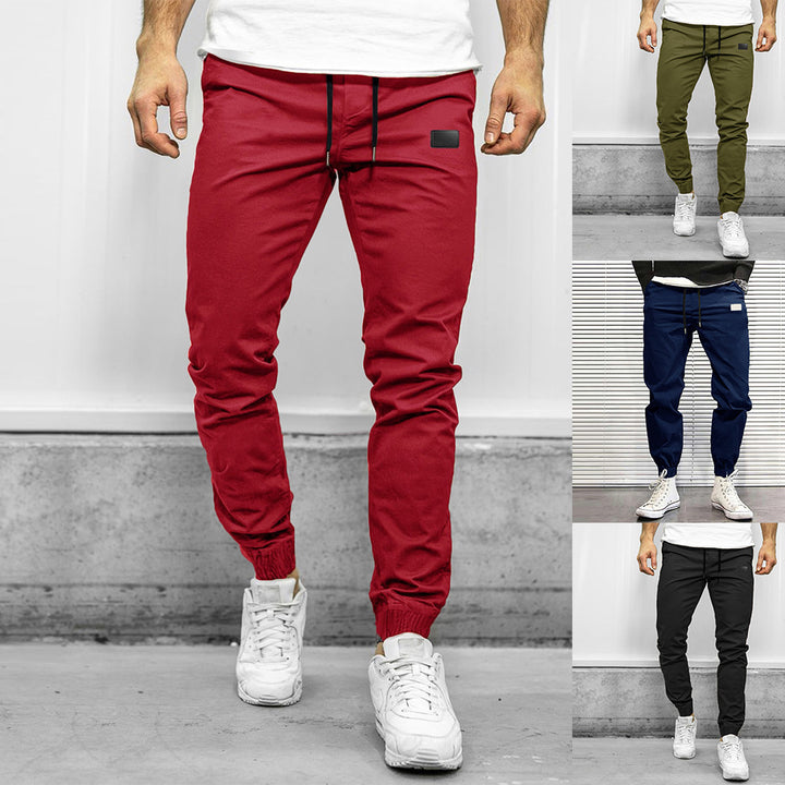 Sport jogging pants for men with practical pockets and elastic waistband Lune London