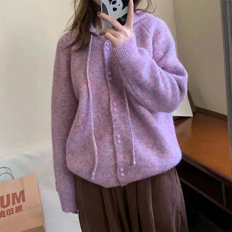 Pull en tricot décontracté pour femmes avec détails de boutons Chic & Stil