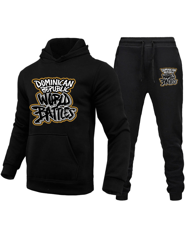 Comfortable hoodie for women with casual jogger pants in a chic urban style
