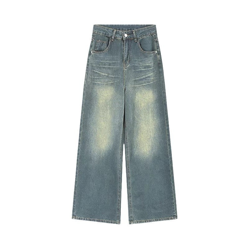 Jeans loose fit pour femmes avec effets vintage Chic & Stil