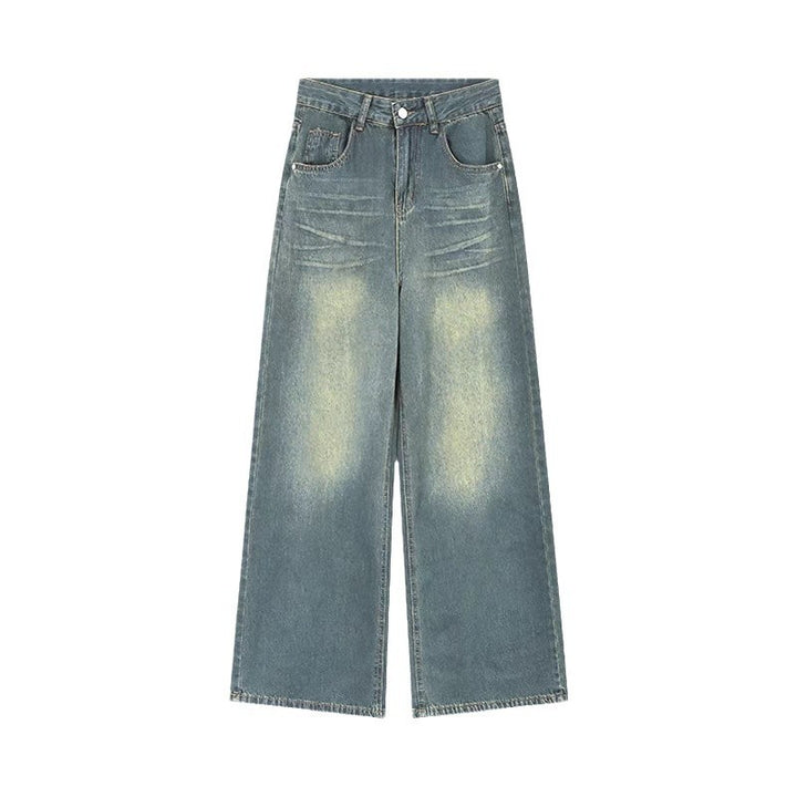 Jeans loose fit pour femmes avec effets vintage Chic & Stil