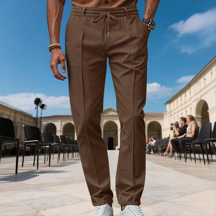 Lune London Elegant leisure pants for men with elastic waistband
