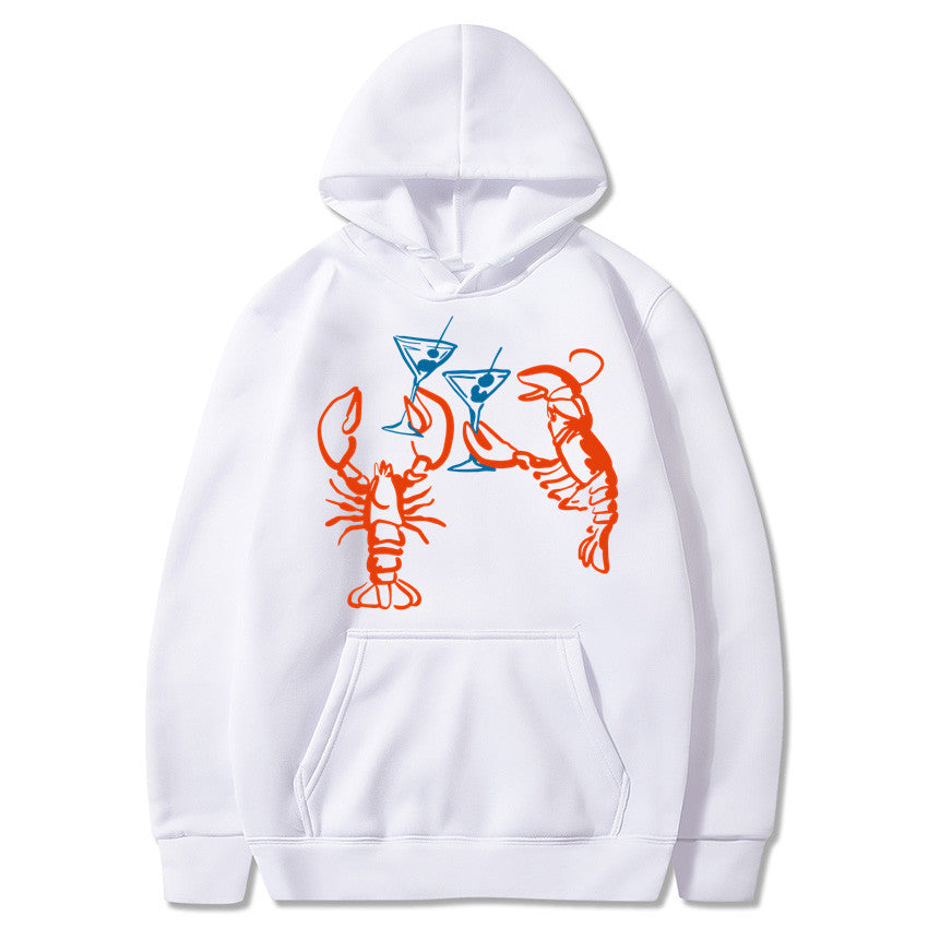 Sweat à capuche pour femmes avec motif de homard turbulente Chic & Stil