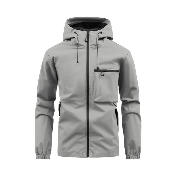 Waterproof leisure jacket for men with adjustable hood Lune London