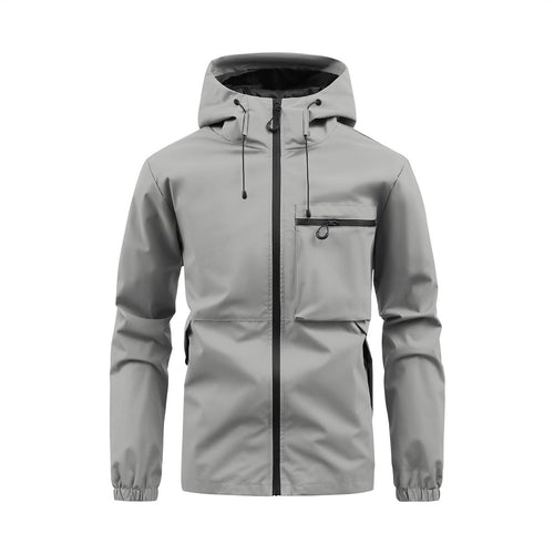 Men's all-weather waterproof jacket with adjustable waist Lune London