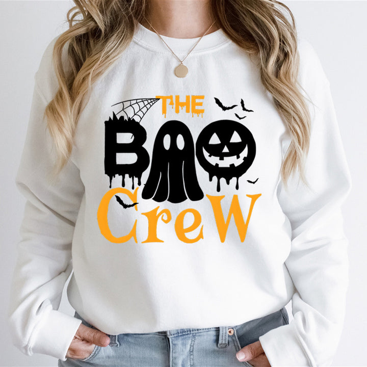 Sweatshirt pour femmes avec thème d'Halloween et impression graphique créative Chic & Stil