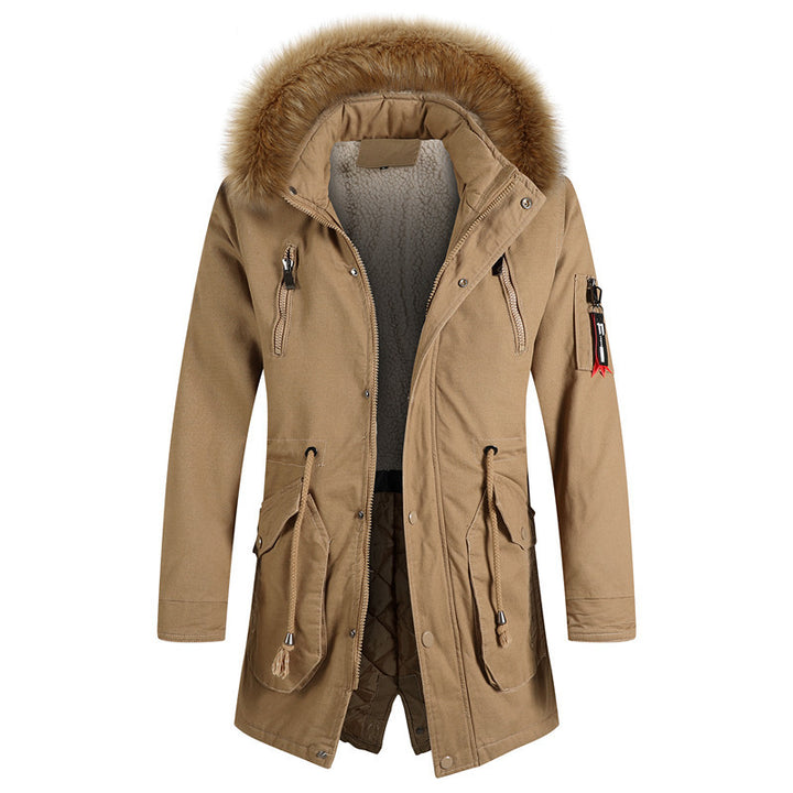 Fashionable winter jacket for men with removable hood and warm lining Lune London