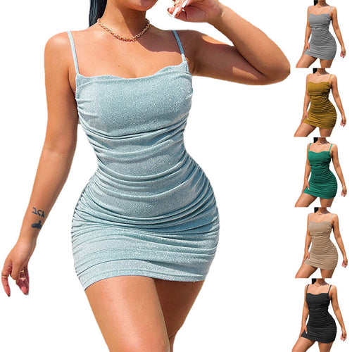 Lune London Adjustable Strap Tiny Bodycon Dress for Women