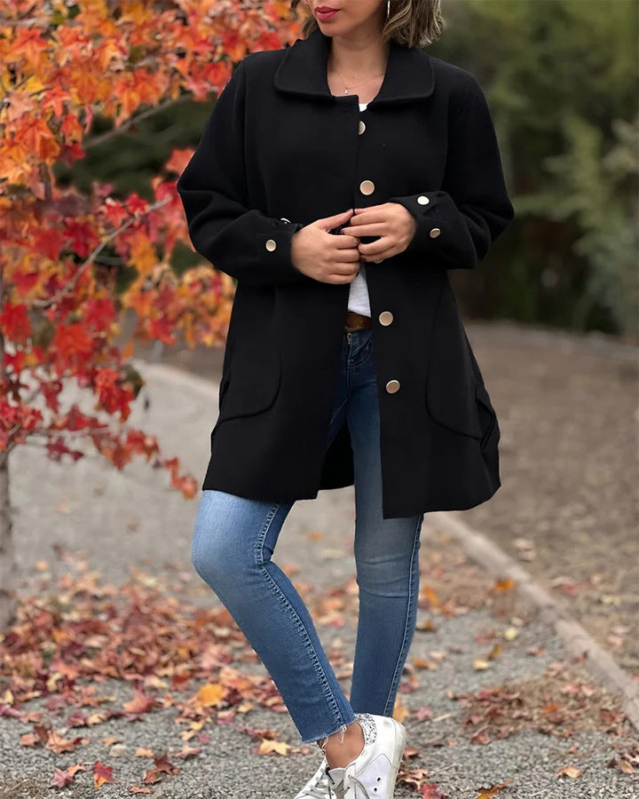 Ladies oversized urban chic coat and style