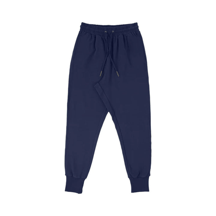 Comfortable pleated jogger pants for men with elastic waist and practical pockets Lune London
