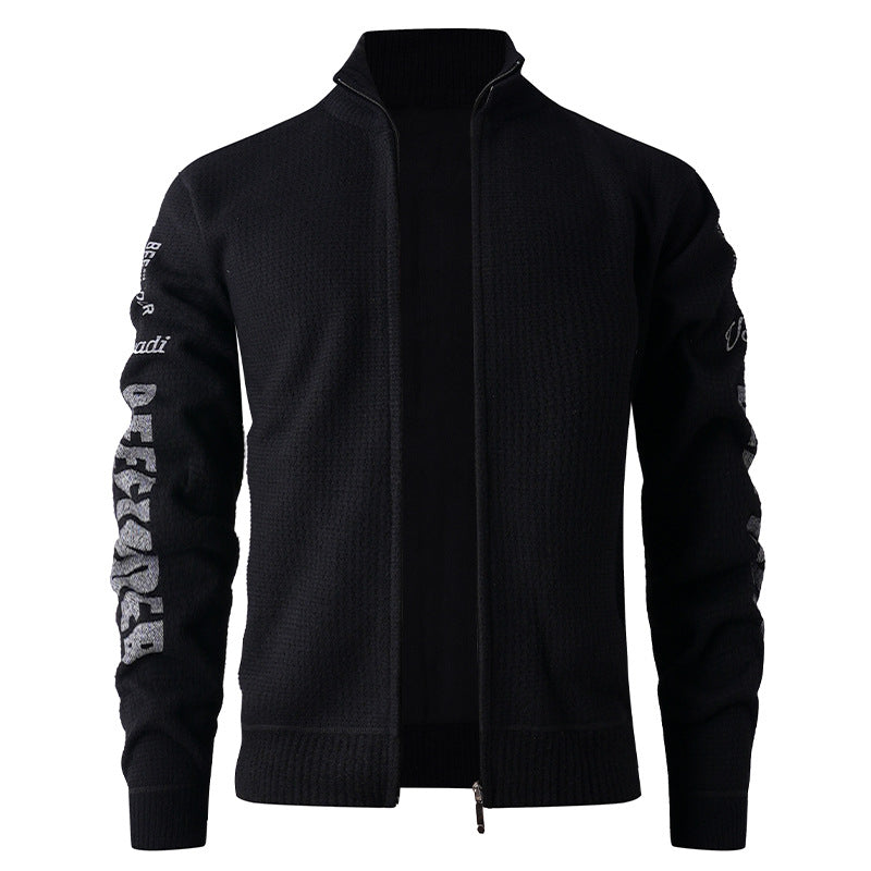 Quilted casual jacket for men with high collar and modern inner lining Lune London