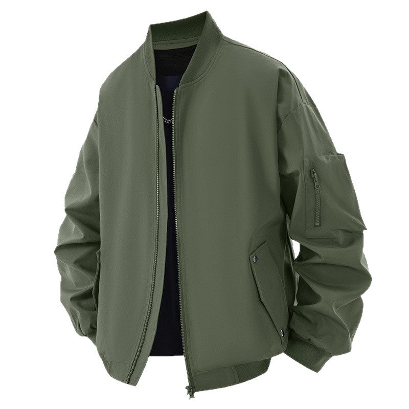 Functional bomber jacket for men with multiple pockets Lune London