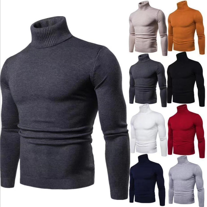 High-quality cotton turtleneck sweater for men Lune London