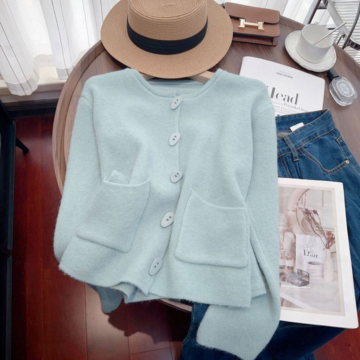 Cardigan pour femmes confortable avec des coutures décoratives Chic & Stil