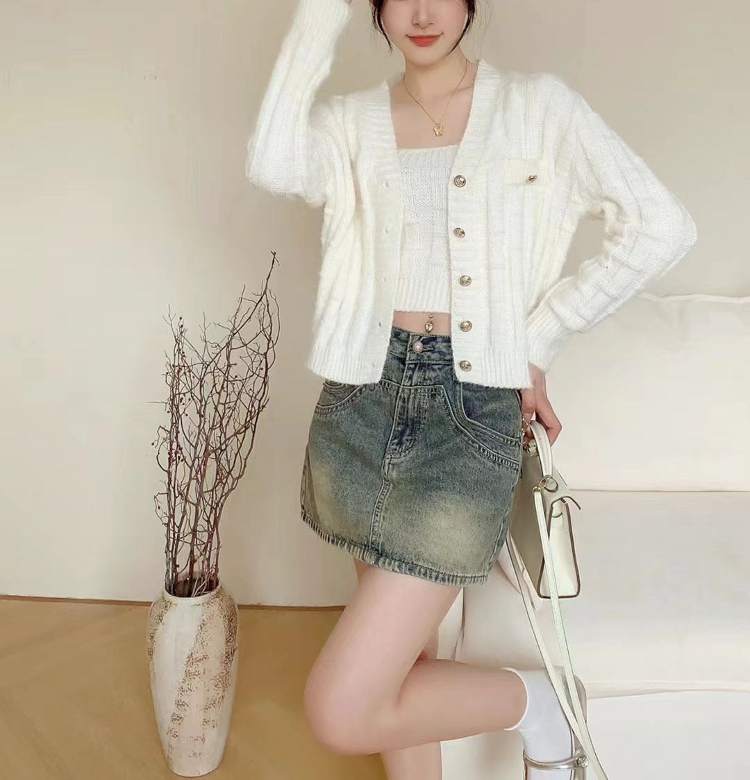 Ladies fashionable knitted jacket Lune London