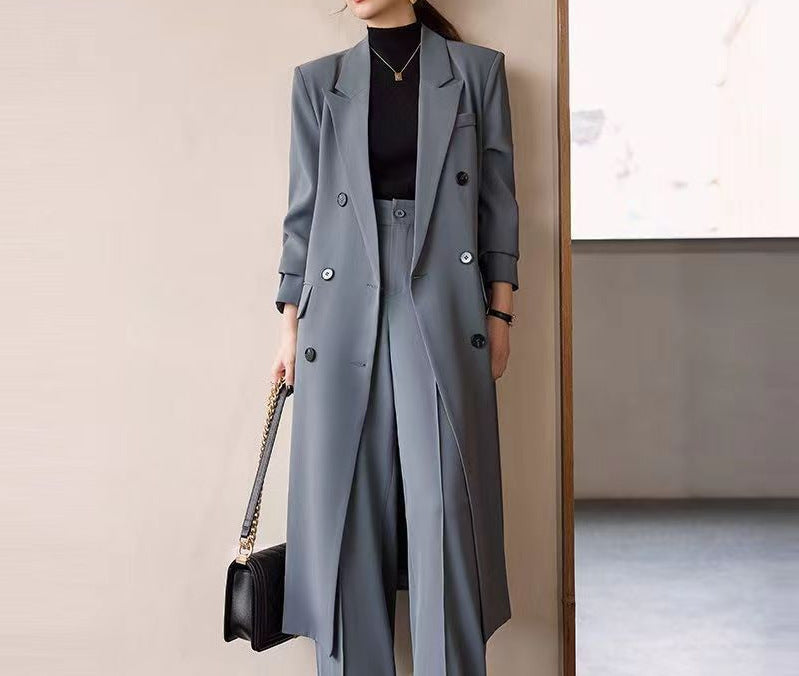 Manteau élégant et sur mesure à double boutonnage Chic & Stil