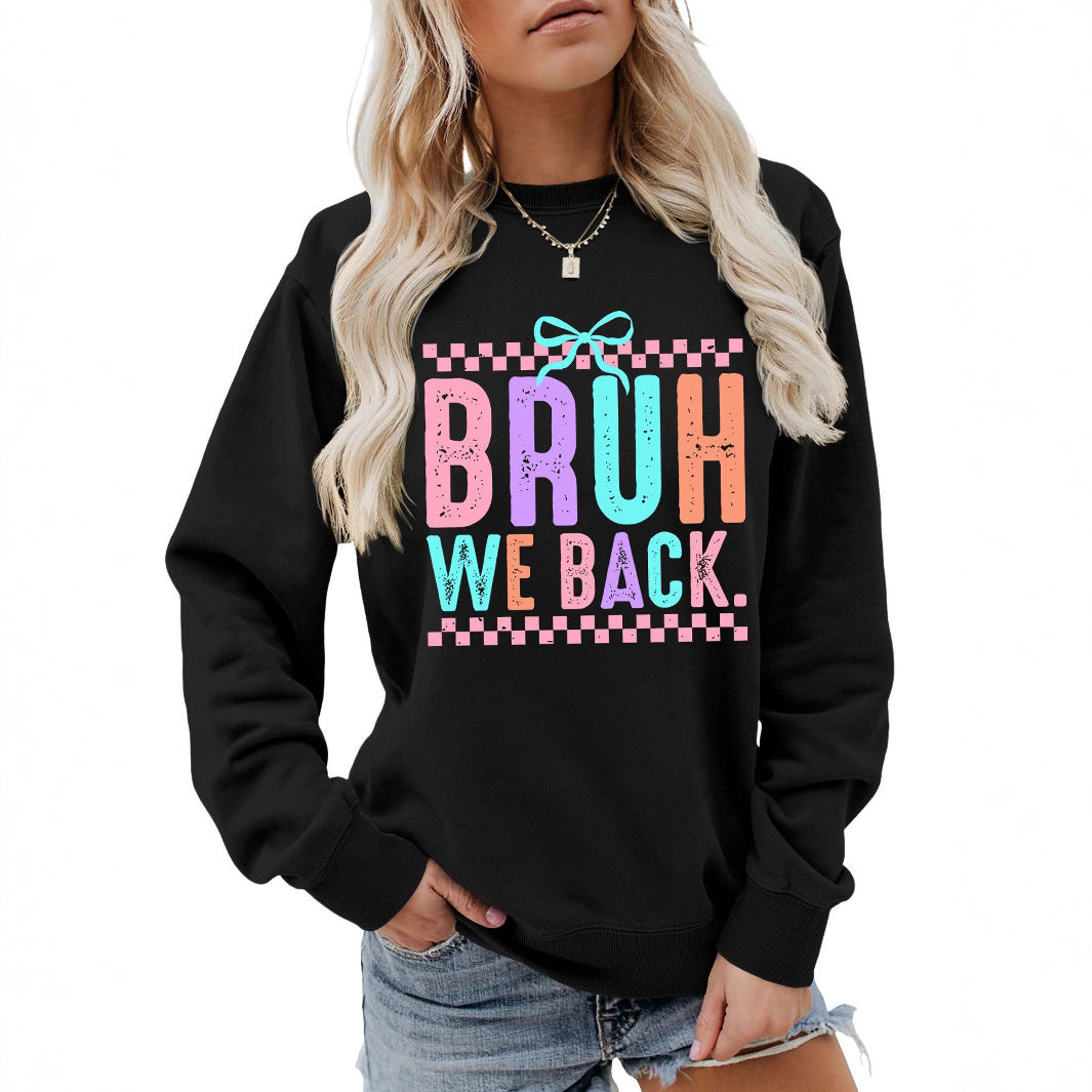 Sweatshirt pour femmes avec impression joyeuse et coupe confortable Chic & Stil