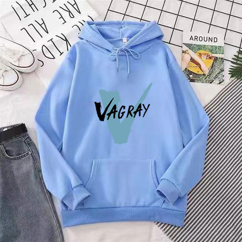 Women's hooded sweatshirt with modern logo print Chic & Stil