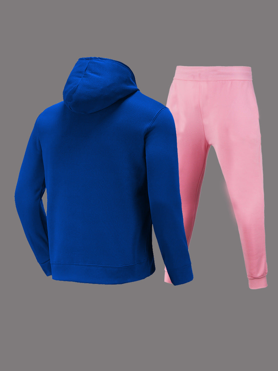 Comfortable hoodie and jogger pants set for women with striking car pattern Lune London