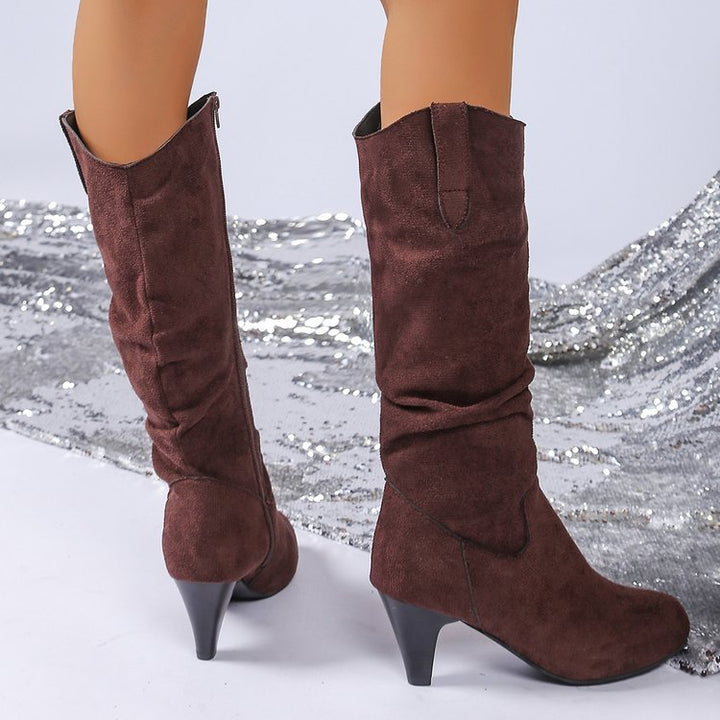 Chic and Stylish High Heeled Boots