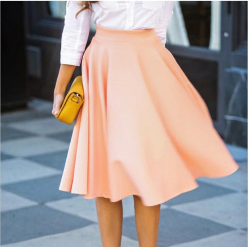 Jupe midi femme avec ourlet flottant et design élégant Chic & Stil