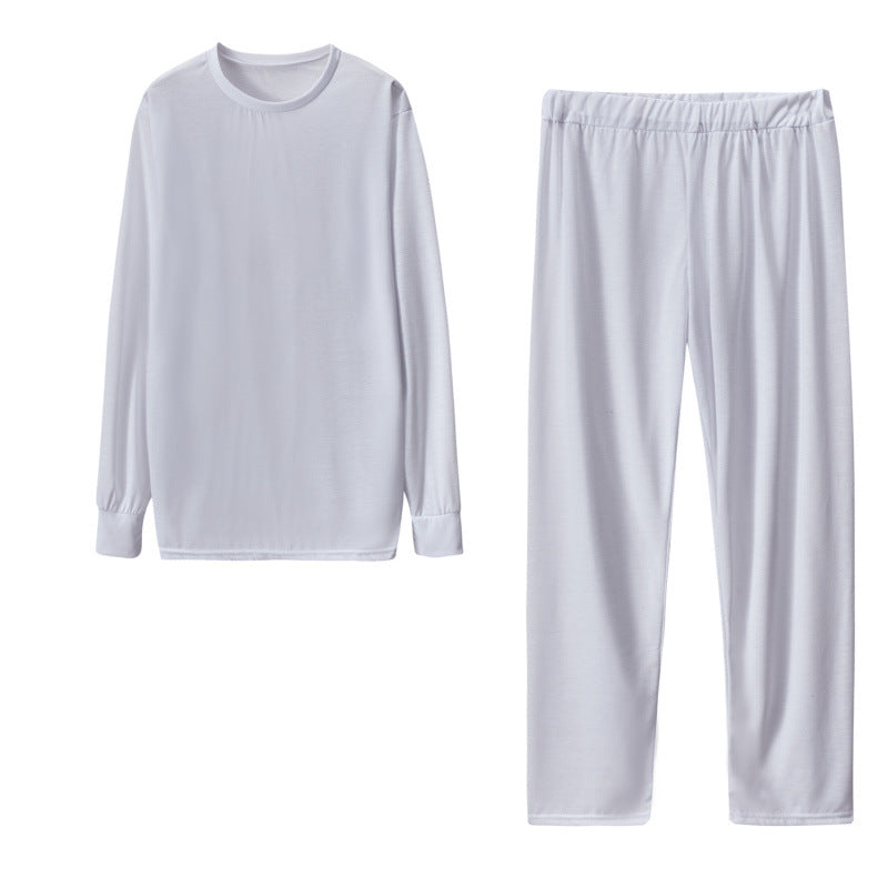 Women's Long Sleeve Pajama Set with Elastic Pants Lune London