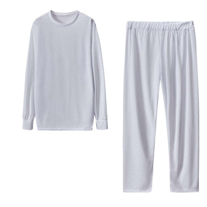 Women's Long Sleeve Pajama Set with Elastic Pants Lune London