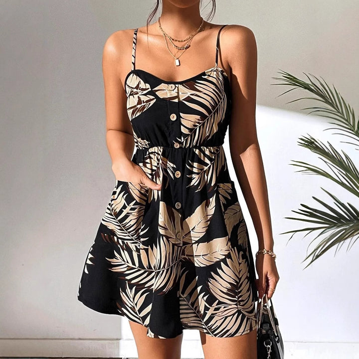 Lune London floral mini dress for women
