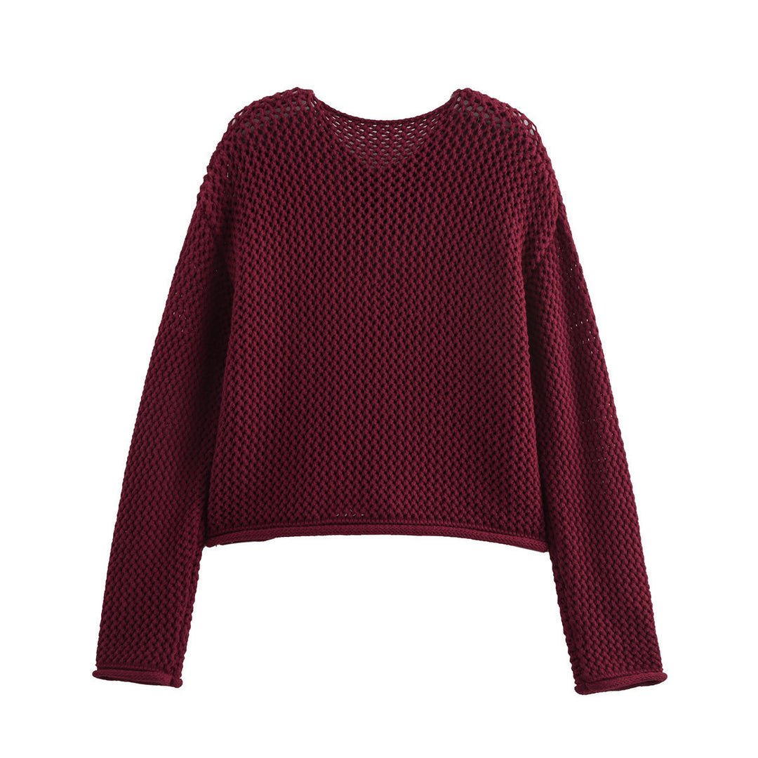 Knit jacket for women with decorative button details and pockets Lune London
