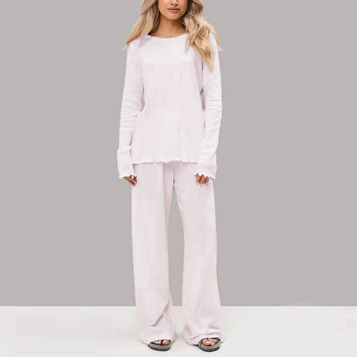 Ladies soft fabric lounge outfit Lune London