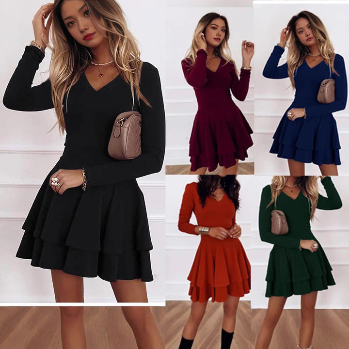 Women’S Wrap Dress with Ruffle Details and Elegant Fit Lune London