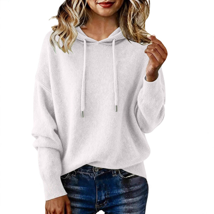 Sweat à capuche surdimensionné pour femmes avec design texturé et cordon de serrage Chic & Stil