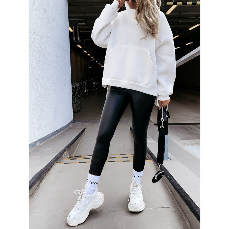 Sweat à capuche oversize pour femmes avec poches kangourou pratiques Chic & Stil