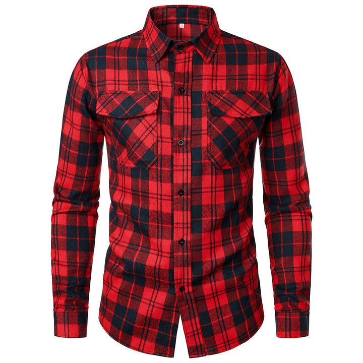 Plaid flannel shirt for men Lune London