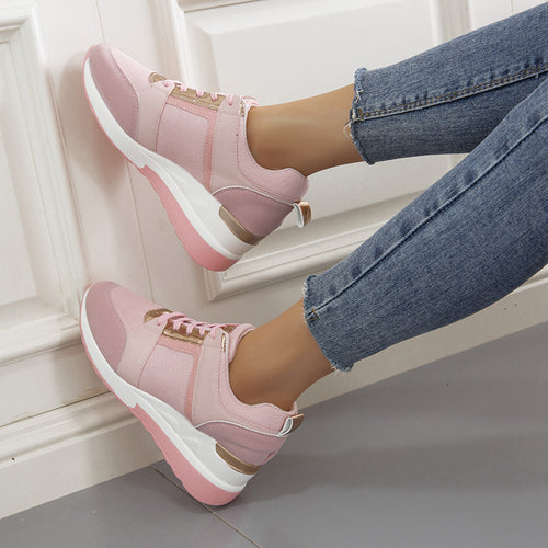 Women Comfortable and Trendy Sneakers with Breathable Upper and Cushioned Sole Lune London