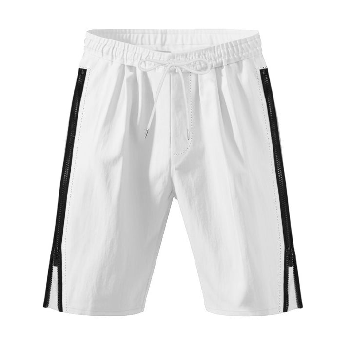 Shorts cargo sportives pour hommes avec taille ajustable et poches zippées pratiques Lune London