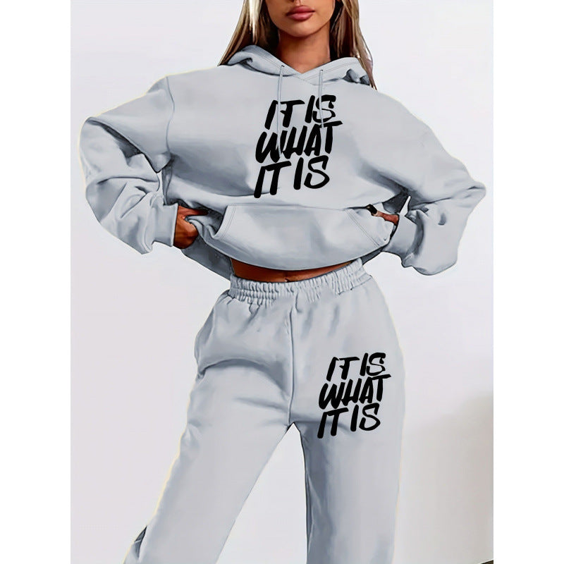 Women's Sweatshirt and Jogging Pants Set Lune London
