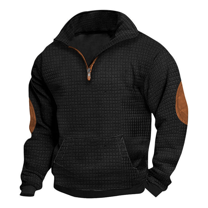 Sporty hooded sweater for men with structured design and practical pockets Lune London