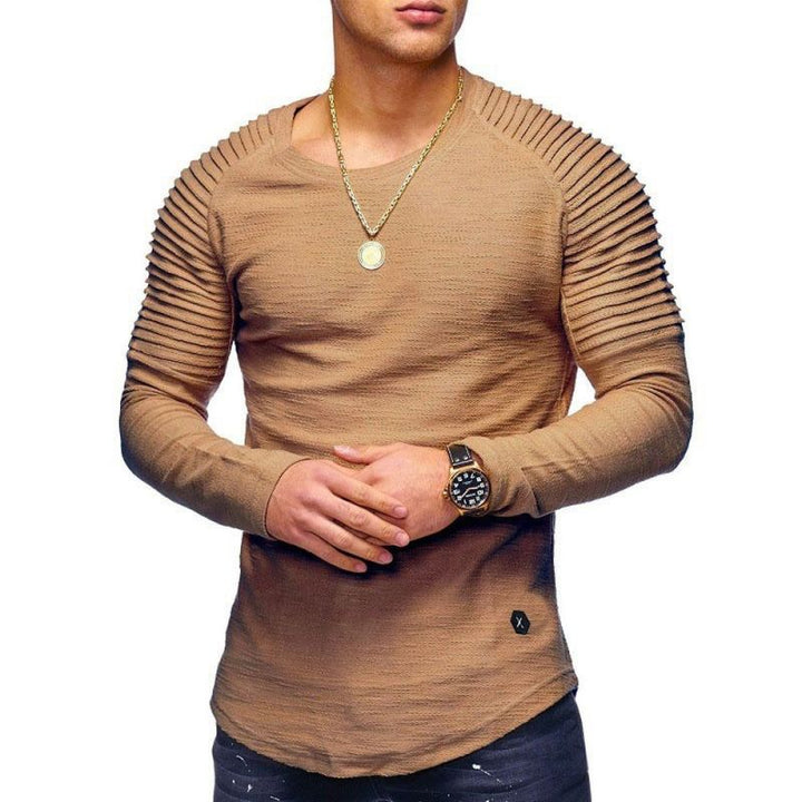Men's long-sleeve t-shirt with structured design Lune London