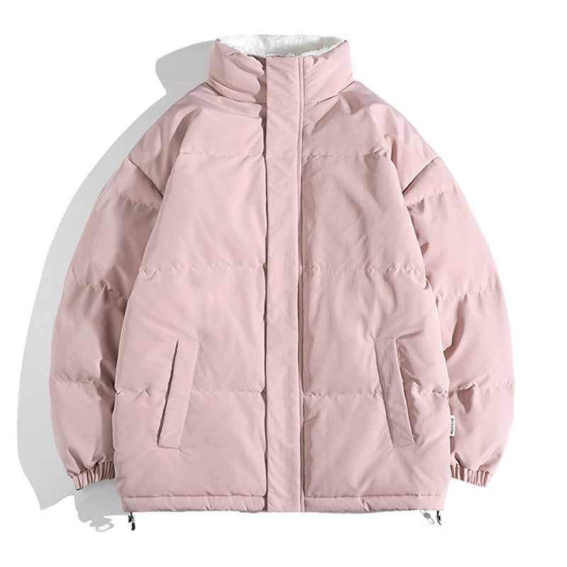 Ladies warming down coat with high collar and side pockets Lune London