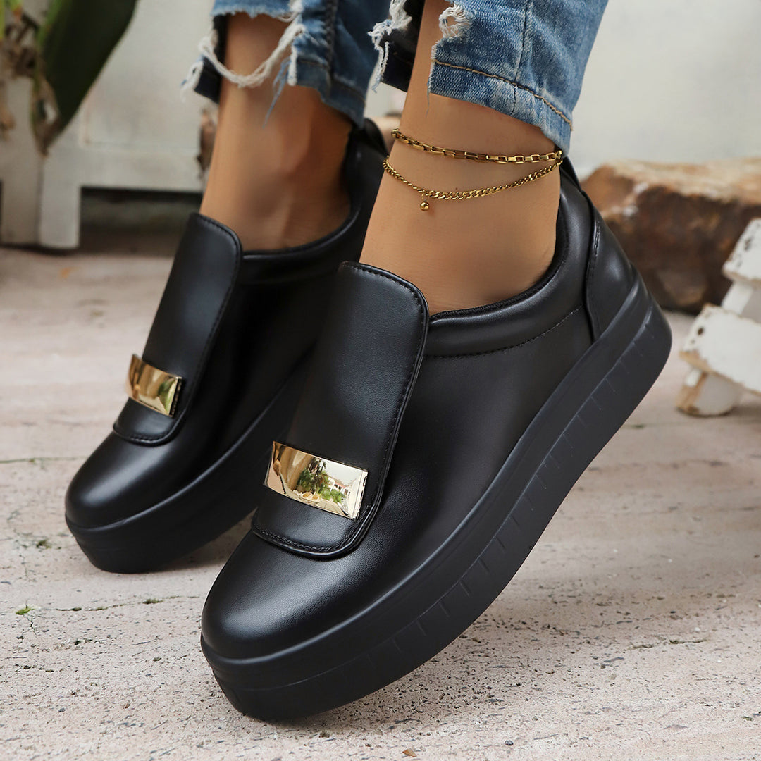 Ladies Slip-On Sneakers Stylish Lune London