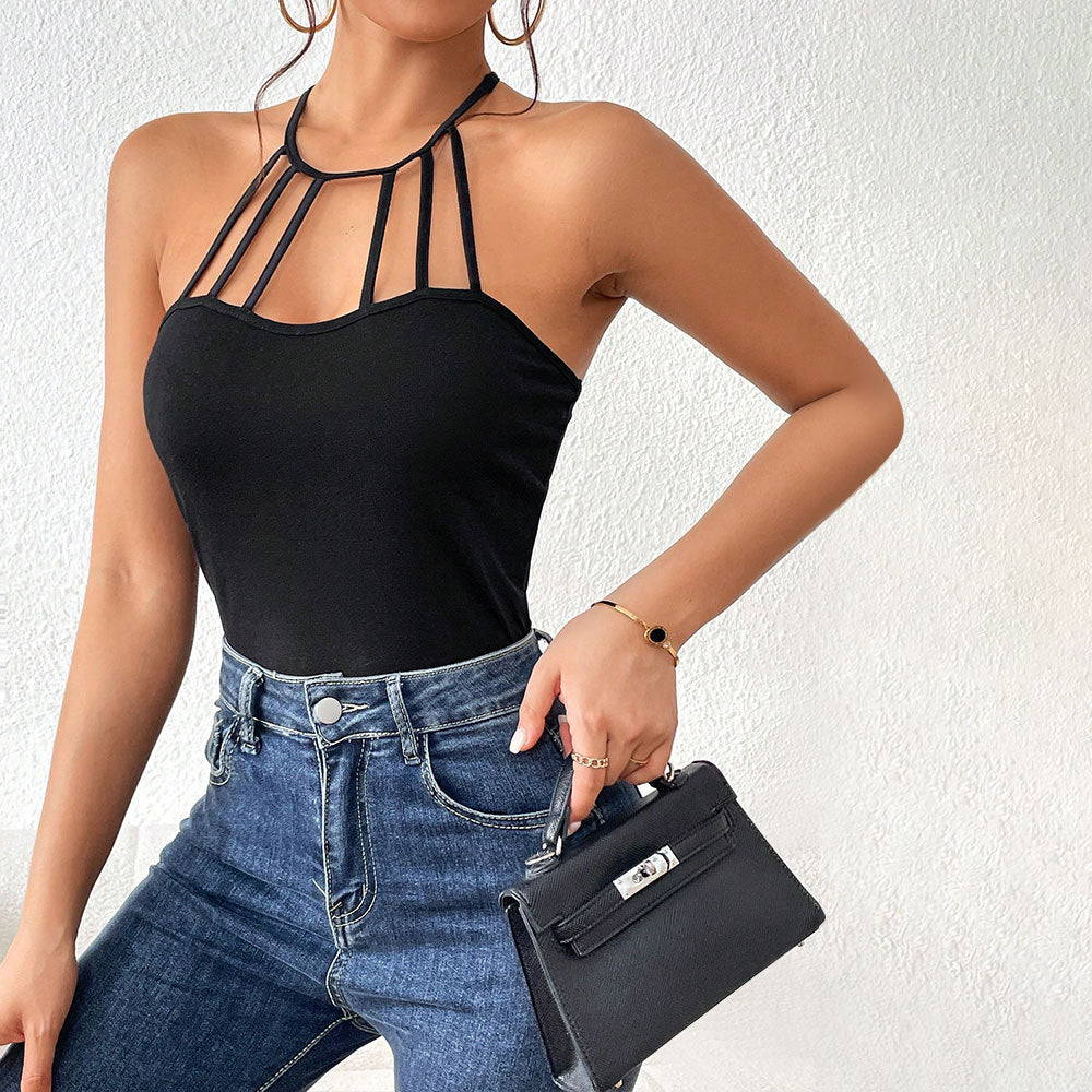 Chic & Stil Fashionable crossed design women's body