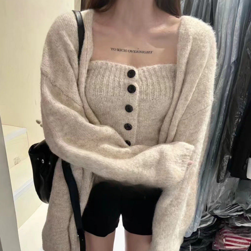 Gilet pour femmes avec détails de boutons et coupe ample Chic & Stil