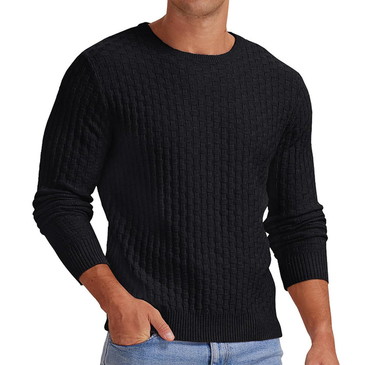 Structured sweatshirt for men with round neck and long sleeves Lune London