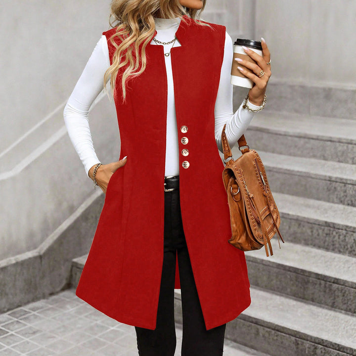Ladies elegant sleeveless vest Lune London
